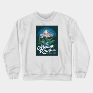 Mount Rainier NP Washington Crewneck Sweatshirt